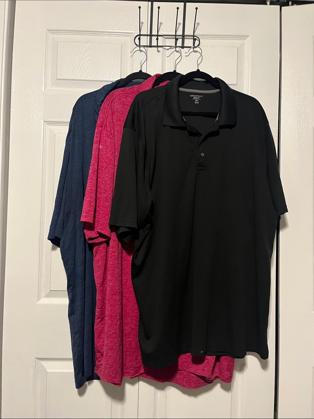 Men’s- 3 Short Sleeve Polo Knit Shirts